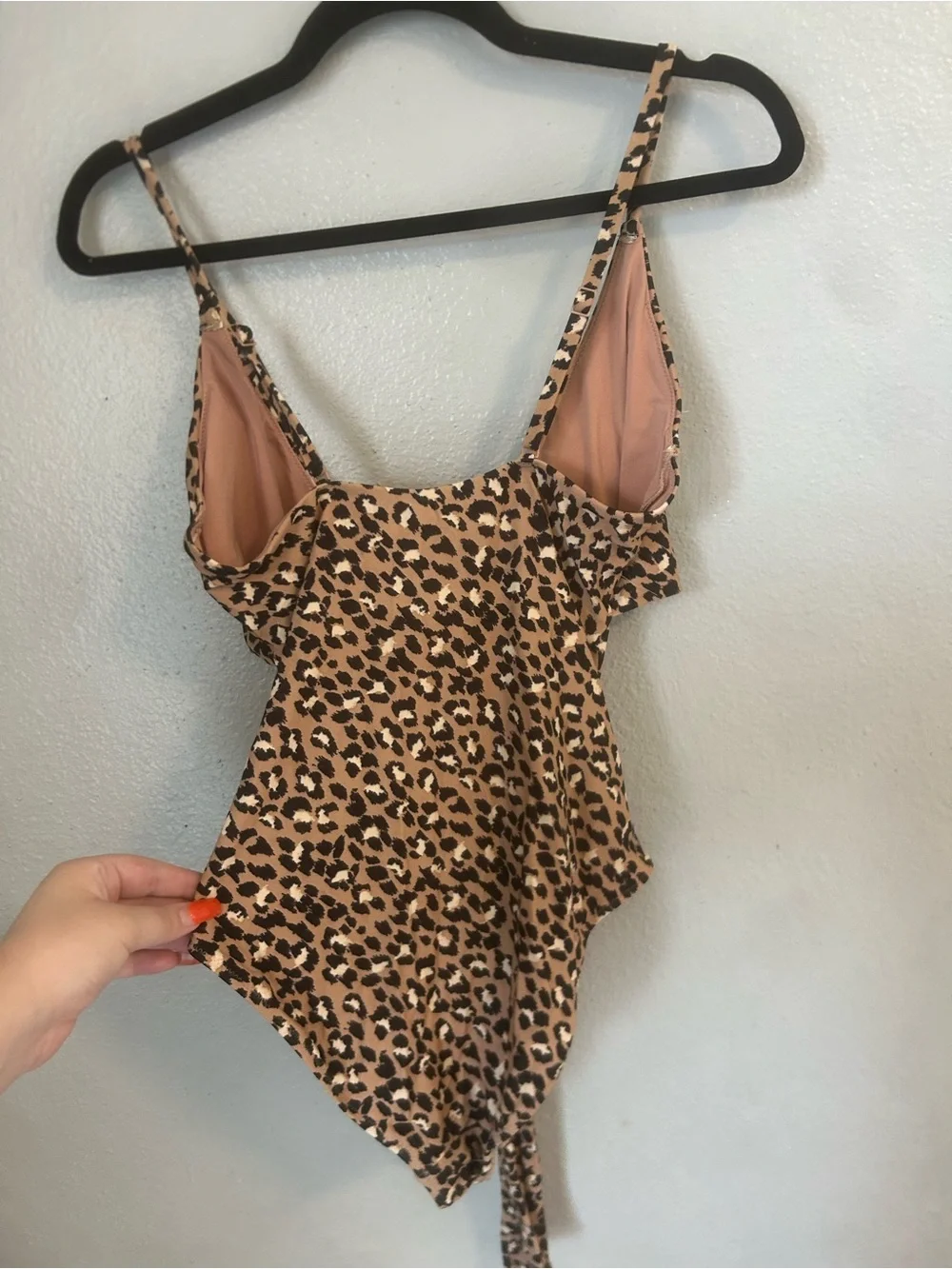 Aerie leopard one piece swimsuit